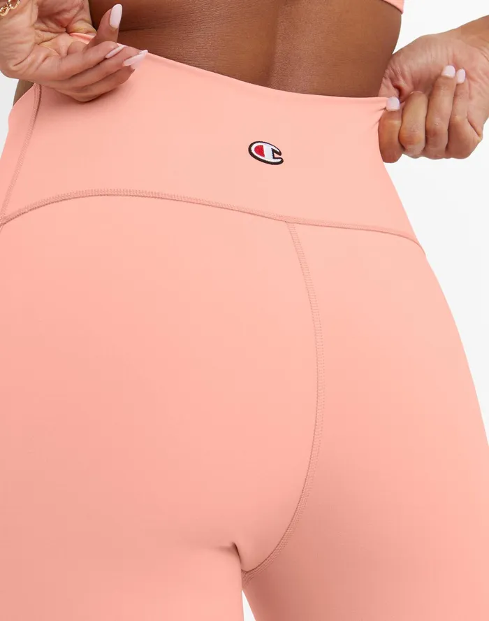 Soft Touch MeshTrim 78 Leggings C Logo 25034 Pink Star Women Champion Leggings