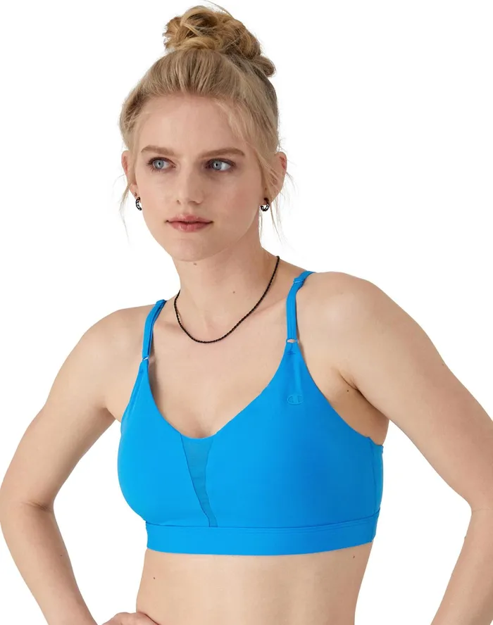 Soft Touch Sports Bra C Logo New Palatinate Blue Women Champion Sports Bras and Bralettes Soft Touch Sports Bra C Logo New Palatinate Blue Women Champion Sports Bras and Bralettes