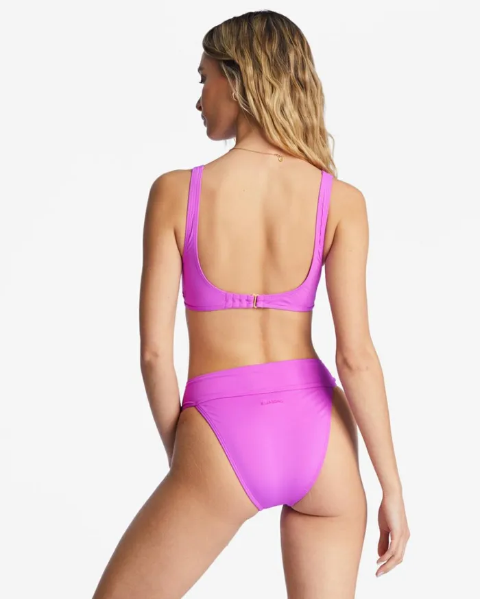 Sol Searcher Ava Tank Bikini Top Bright Orchid Women Billabong Bikinis