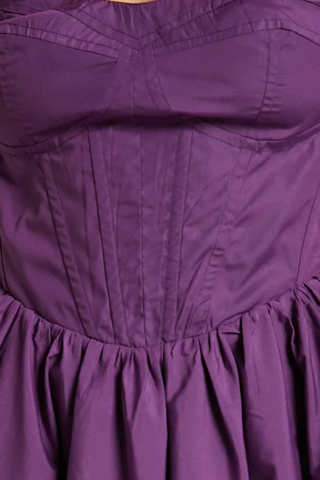 Souza Mini Dress 8211 Fit And Flare Puff Sleeve Corset Dress In Dark Amethyst Women Showpo Dresses Souza Mini Dress 8211 Fit And Flare Puff Sleeve Corset Dress In Dark Amethyst Women Showpo Dresses