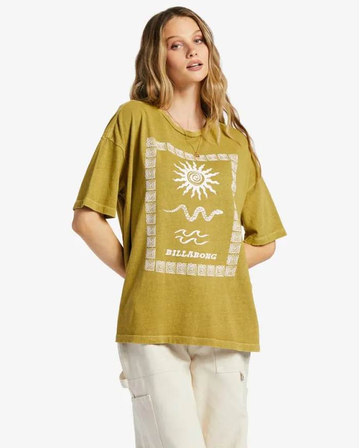 Spirit Inside TShirt Kiwi Women Billabong Graphic Tees and Tanks