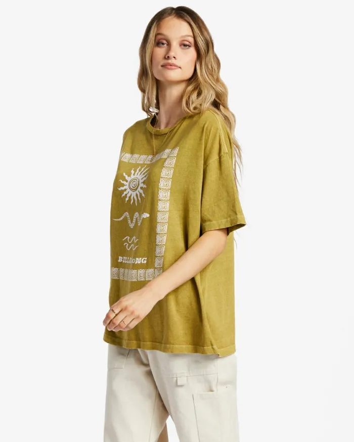 Spirit Inside TShirt Kiwi Women Billabong Graphic Tees and Tanks