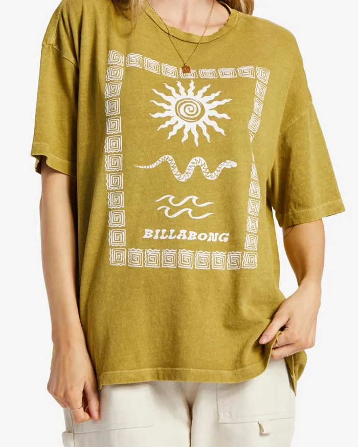 Spirit Inside TShirt Kiwi Women Billabong Graphic Tees and Tanks