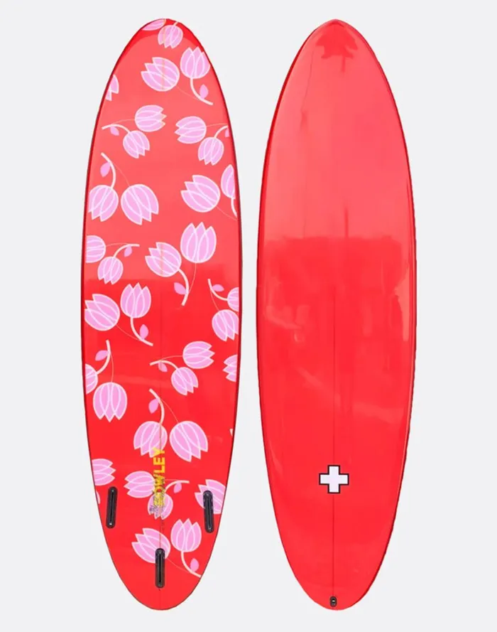 Sport Women Cynthia Rowley Custom 7039 Surfboard 8211 Tulips