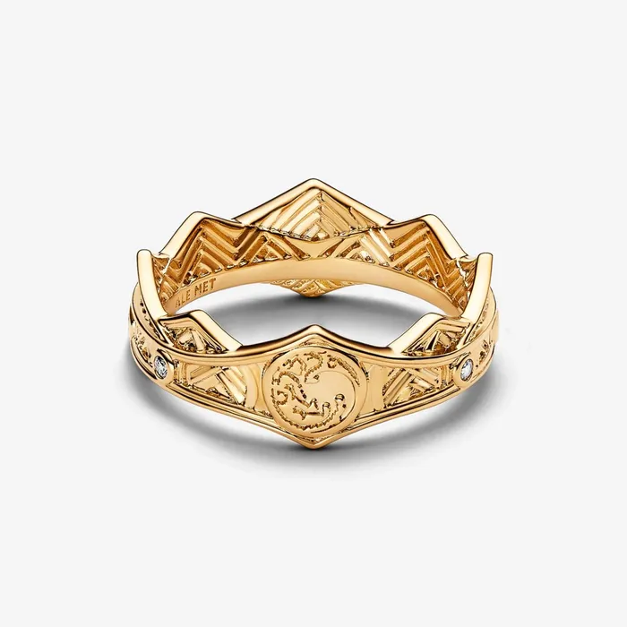 Stackable Rings Women Pandora Game Of Thrones House Of The Dragon Crown Ring