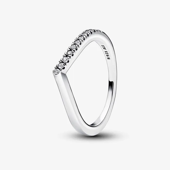 Stackable Rings Women Pandora Online Timeless Wish Half Sparkling Ring Sterling Silver