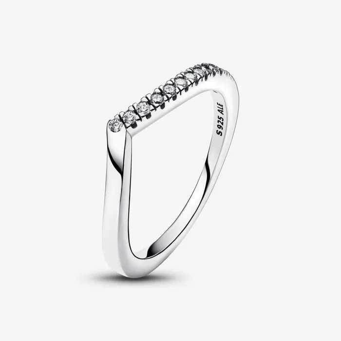 Stackable Rings Women Pandora Online Timeless Wish Half Sparkling Ring Sterling Silver