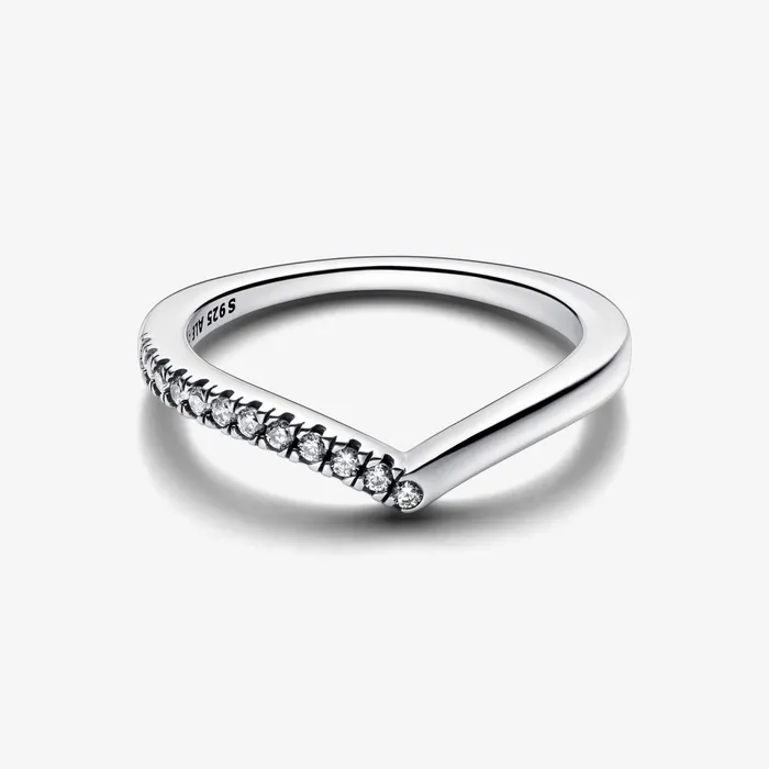 Stackable Rings Women Pandora Online Timeless Wish Half Sparkling Ring Sterling Silver