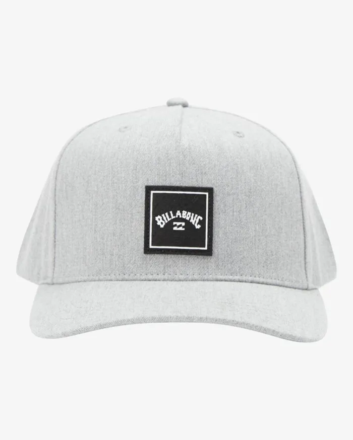 Stacked Snapback Hat Grey Heather Men Billabong Hats