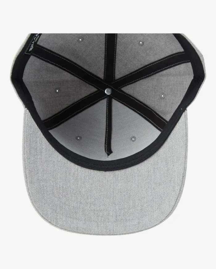 Stacked Snapback Hat Grey Heather Men Billabong Hats