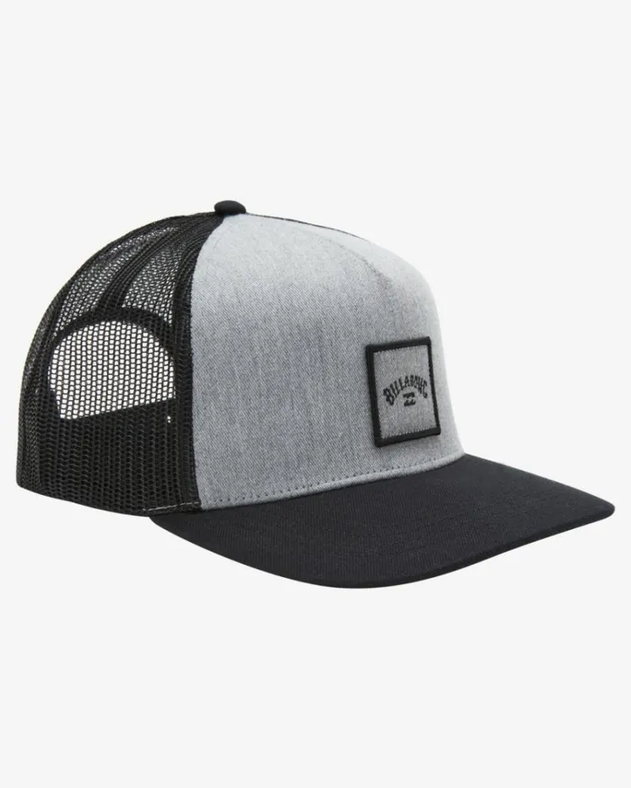 Stacked Trucker Hat Grey Heather Men Billabong Hats