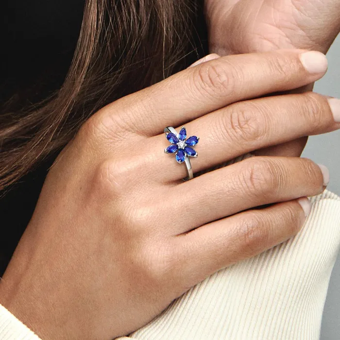 Statement Rings Women Pandora Sparkling Herbarium Cluster Ring