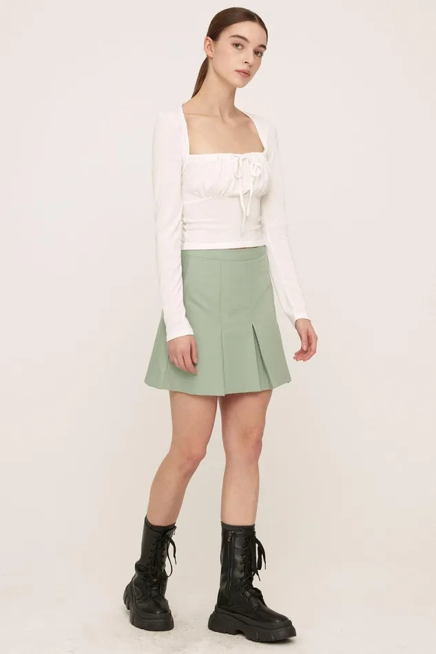 Storets Alexis Front Ruched Top Women Tops Storets Alexis Front Ruched Top Women Tops