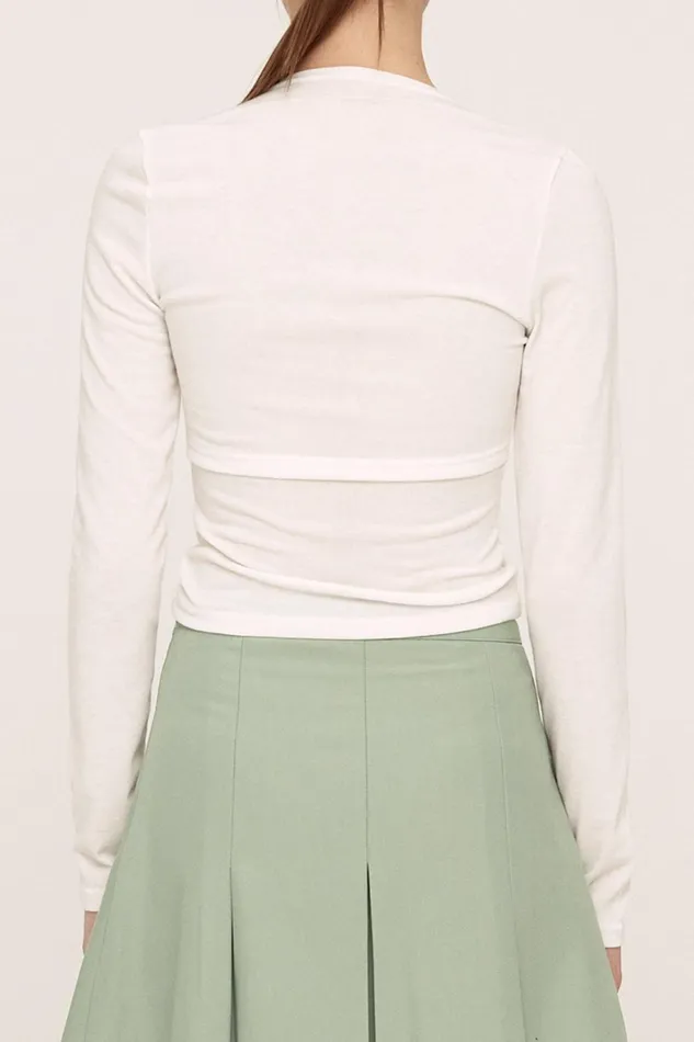 Storets Alexis Front Ruched Top Women Tops Storets Alexis Front Ruched Top Women Tops