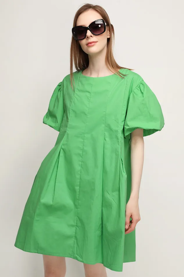 Storets Amelia Puff Sleeve Dress Women Mini Dresses
