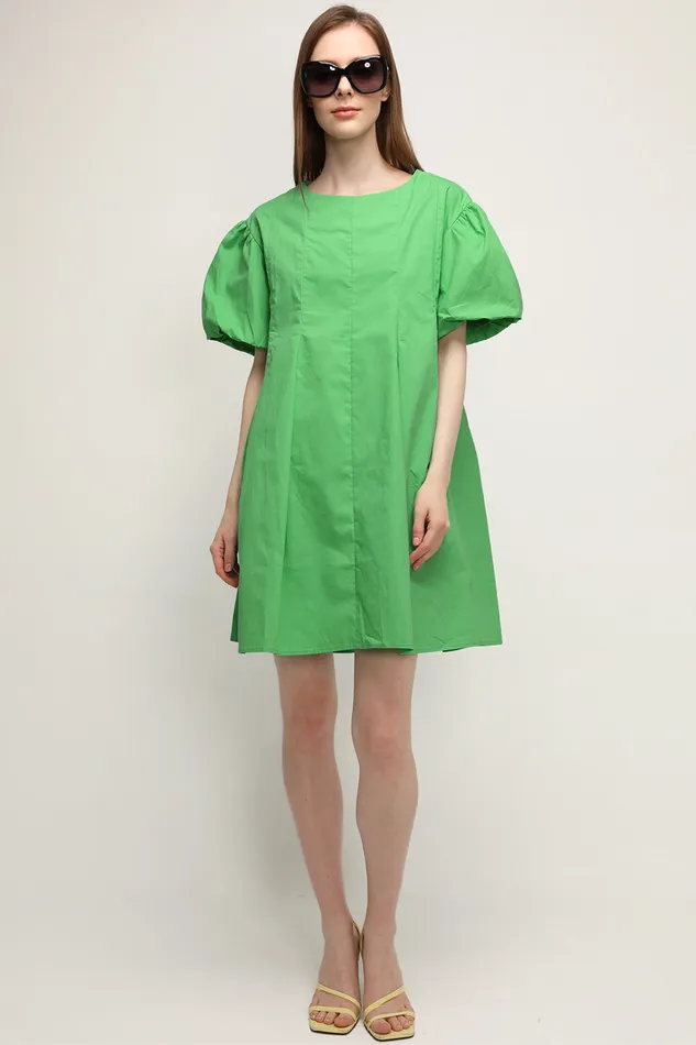 Storets Amelia Puff Sleeve Dress Women Mini Dresses