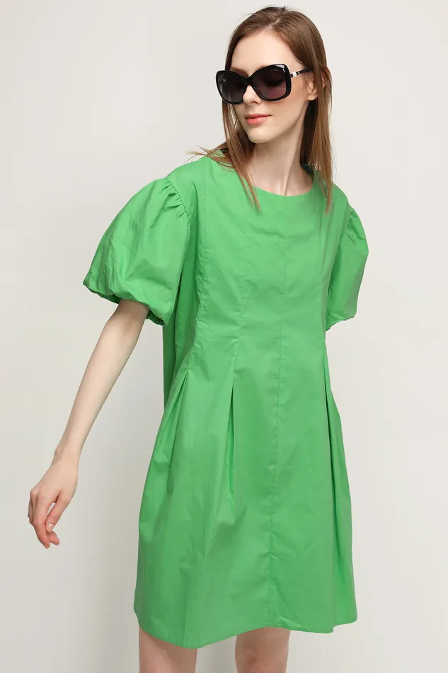 Storets Amelia Puff Sleeve Dress Women Mini Dresses