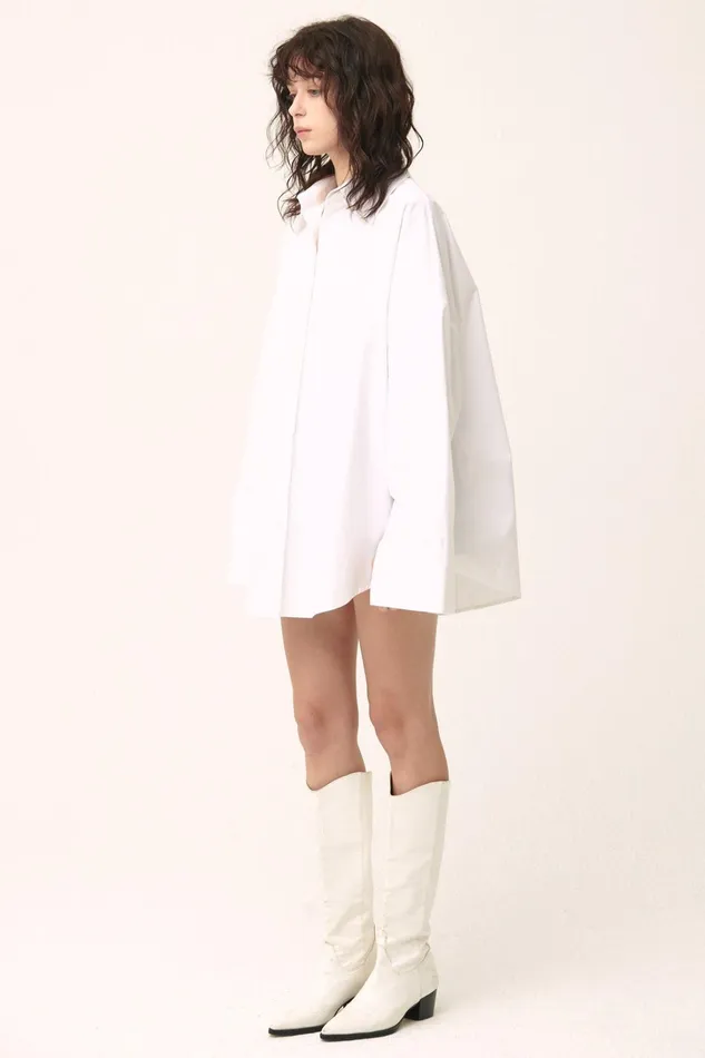 Storets Ariana Oversized Fit Shirt Women Shirts and Blouses