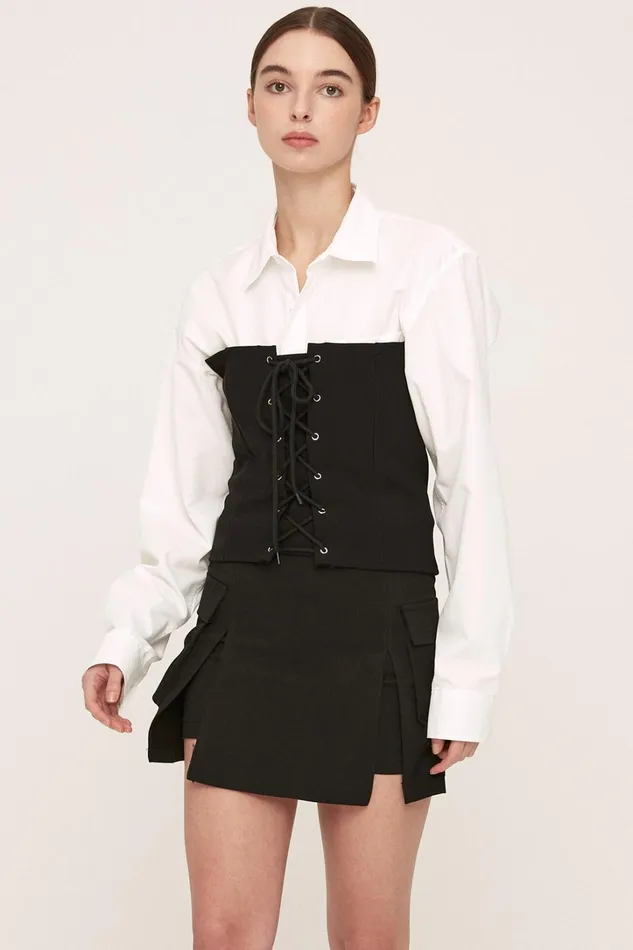 Storets Arlie Front Slit Cargo Skirt Women Skirts Storets Arlie Front Slit Cargo Skirt Women Skirts