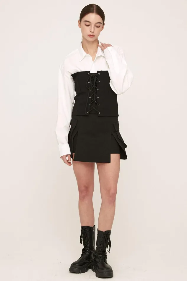 Storets Arlie Front Slit Cargo Skirt Women Skirts Storets Arlie Front Slit Cargo Skirt Women Skirts