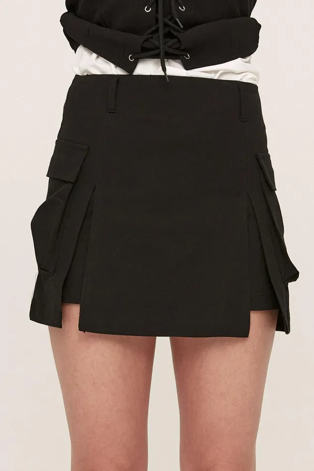 Storets Arlie Front Slit Cargo Skirt Women Skirts Storets Arlie Front Slit Cargo Skirt Women Skirts