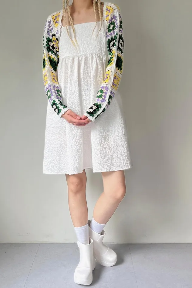 Storets Ava GrannySquare Cardi Women Sweaters and Knitwears Storets Ava GrannySquare Cardi Women Sweaters and Knitwears