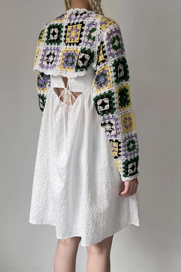 Storets Ava GrannySquare Cardi Women Sweaters and Knitwears Storets Ava GrannySquare Cardi Women Sweaters and Knitwears