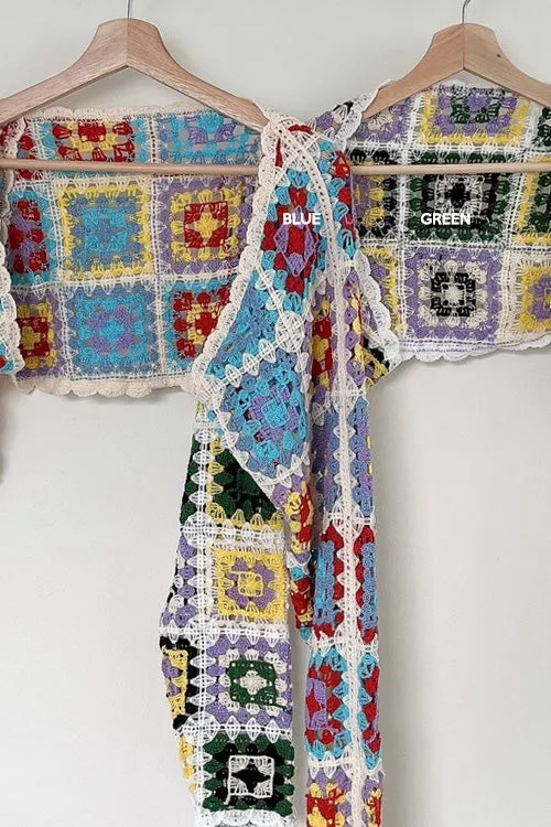 Storets Ava GrannySquare Cardi Women Sweaters and Knitwears Storets Ava GrannySquare Cardi Women Sweaters and Knitwears