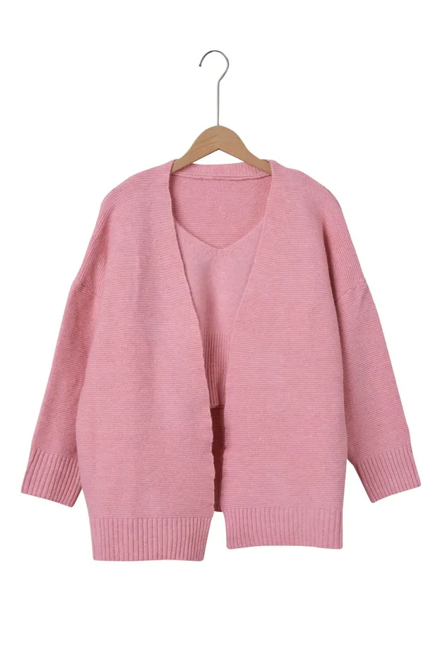 Storets Chantal Oversized Knitted Top And Cardi Set Women Cardigan Storets Chantal Oversized Knitted Top And Cardi Set Women Cardigan