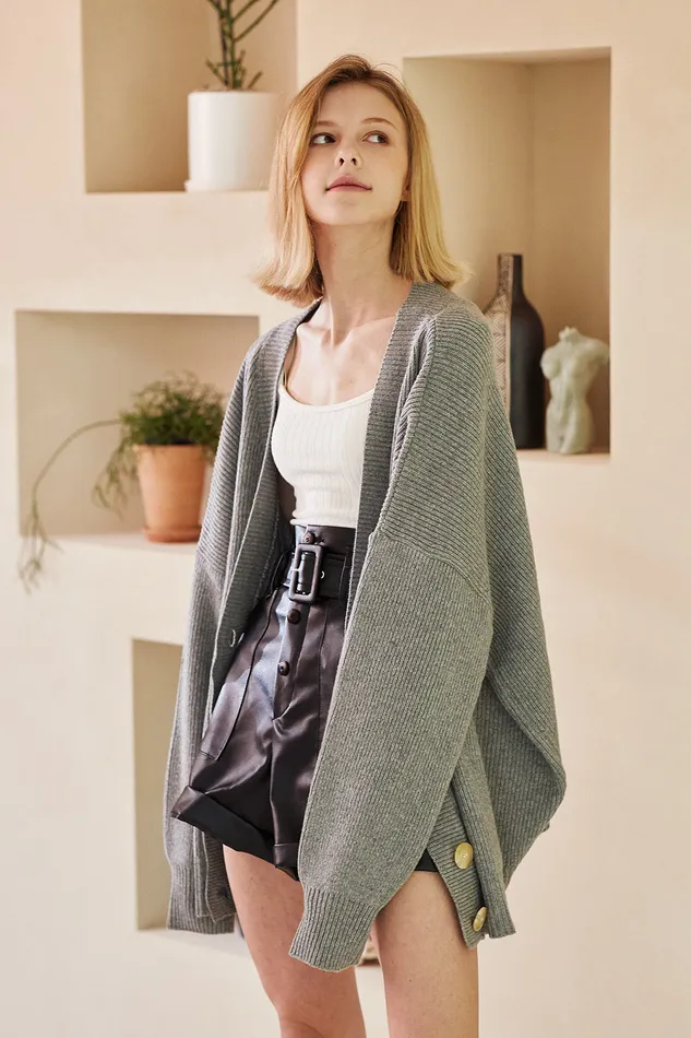 Storets Charlotte Boxy Sweater Cardigan Women Sweaters and Knitwears