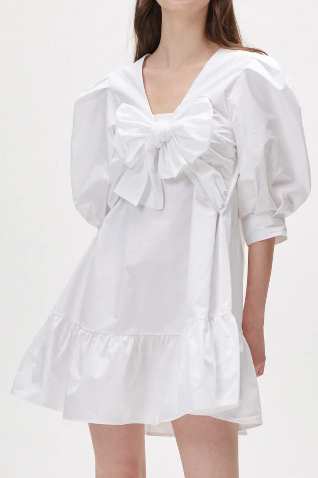 Storets Cinthy Puff Sleeve Mini Dress Women Mini Dresses