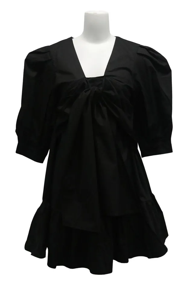 Storets Cinthy Puff Sleeve Mini Dress Women Mini Dresses