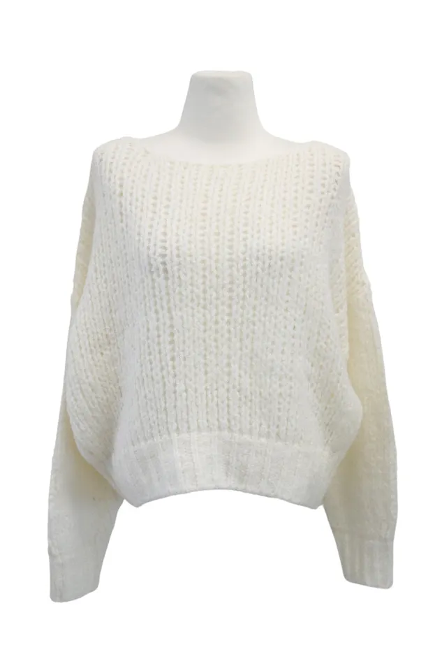 Storets Emery Oversized Net Sweater Women Sweaters and Knitwears