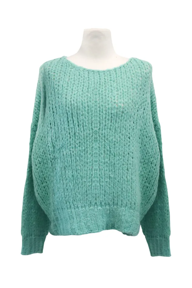 Storets Emery Oversized Net Sweater Women Sweaters and Knitwears