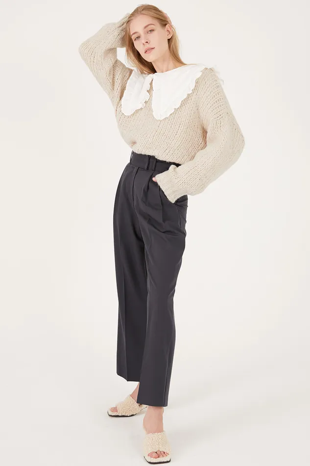 Storets Emery Oversized Net Sweater Women Sweaters and Knitwears
