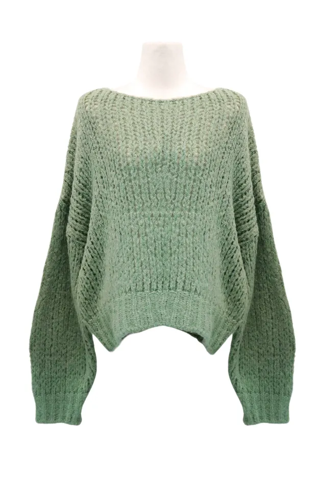 Storets Emery Oversized Net Sweater Women Sweaters and Knitwears