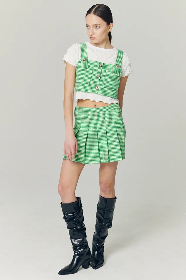 Storets Haley Buttoned Crop Top Women Crop Tops Storets Haley Buttoned Crop Top Women Crop Tops