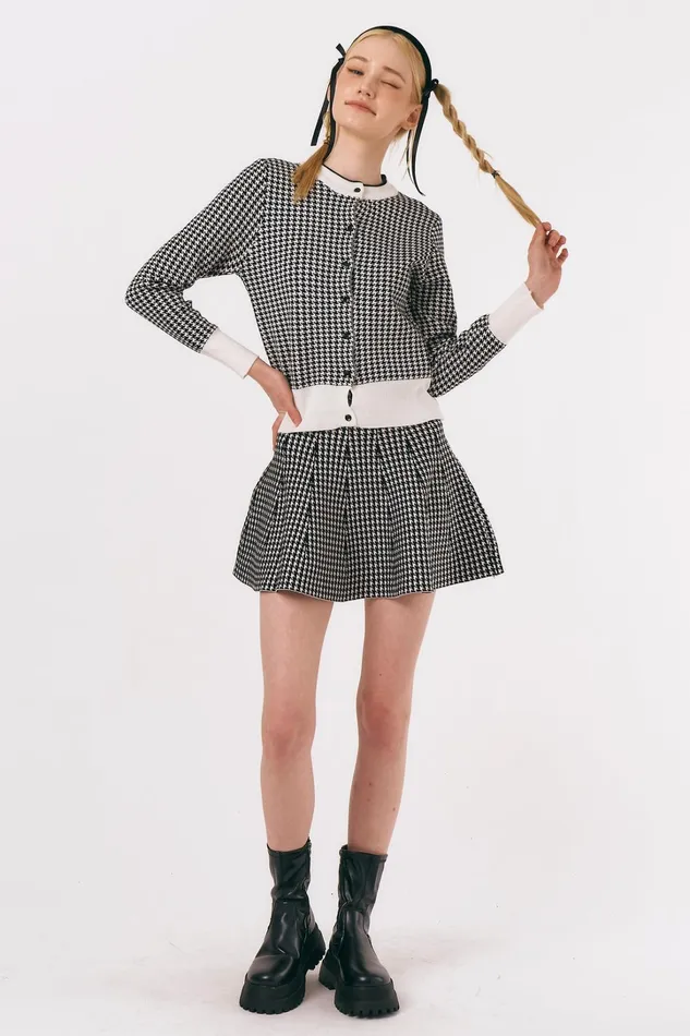 Storets Hazel Knitted Cardi And Skirt Set Women Skirts
