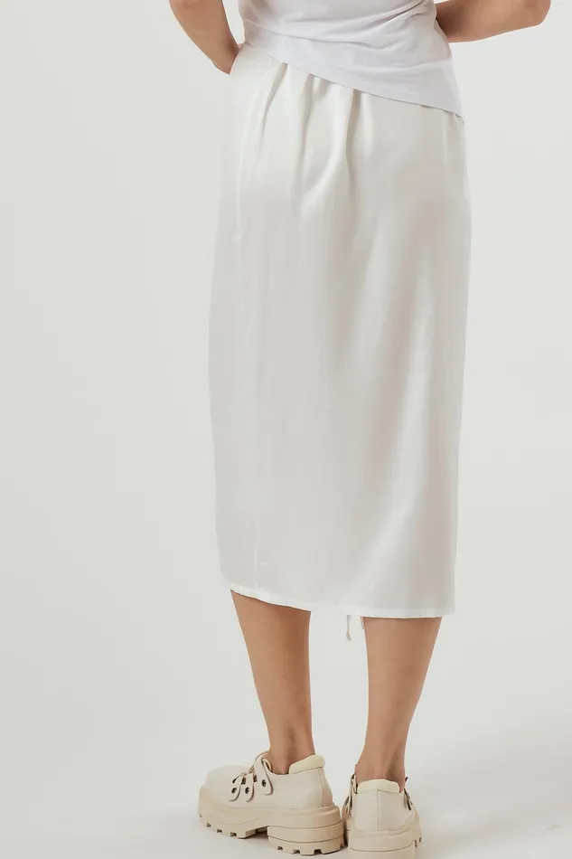 Storets Hazel Satin Midi Skirt Women Skirts Storets Hazel Satin Midi Skirt Women Skirts