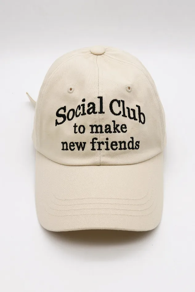 Storets Issy Social Club Baseball Cap Women HairandHats