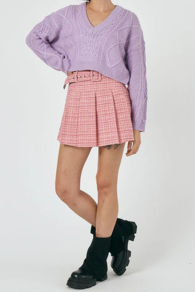Storets Ivy Cropped Sweater Top Women Tops Storets Ivy Cropped Sweater Top Women Tops