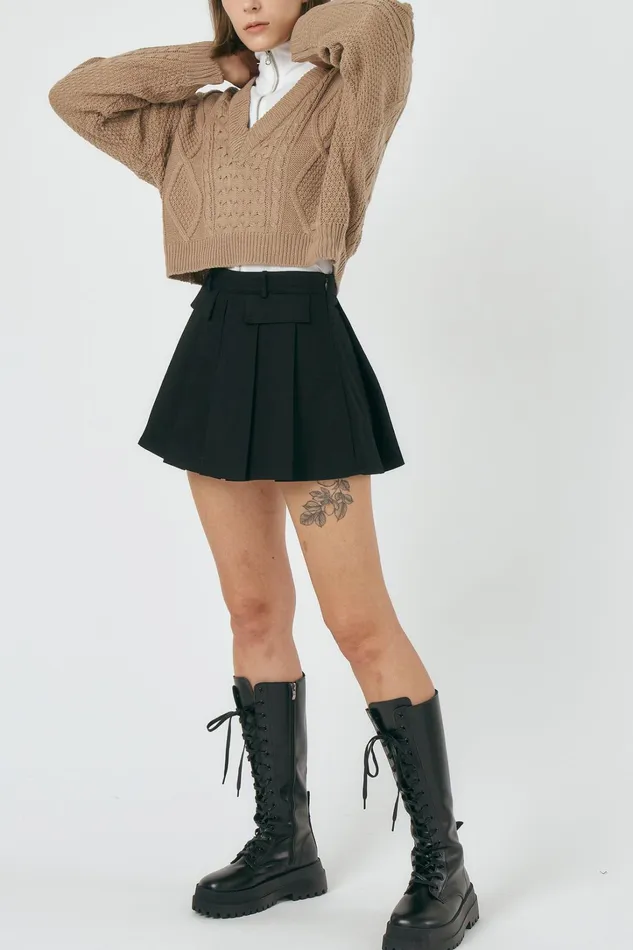 Storets Ivy Cropped Sweater Top Women Tops Storets Ivy Cropped Sweater Top Women Tops