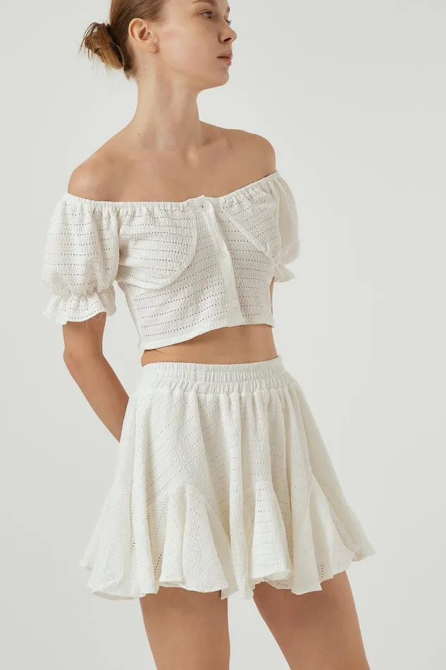 Storets Ivy Pointelle Top Women Shirts and Blouses Storets Ivy Pointelle Top Women Shirts and Blouses