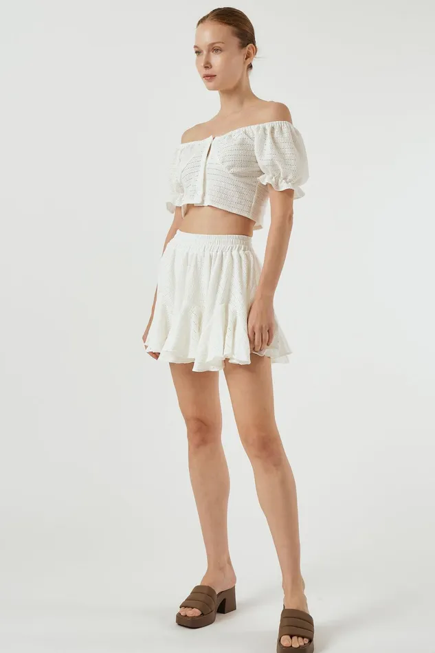 Storets Ivy Pointelle Top Women Shirts and Blouses Storets Ivy Pointelle Top Women Shirts and Blouses