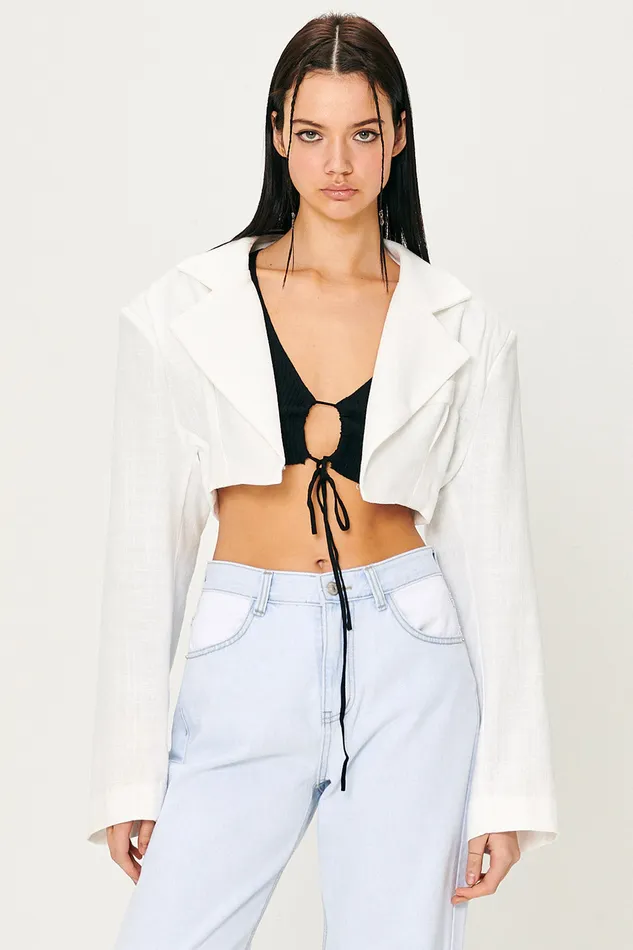 Storets Jennifer Cropped Jacket Women Jackets and Coats