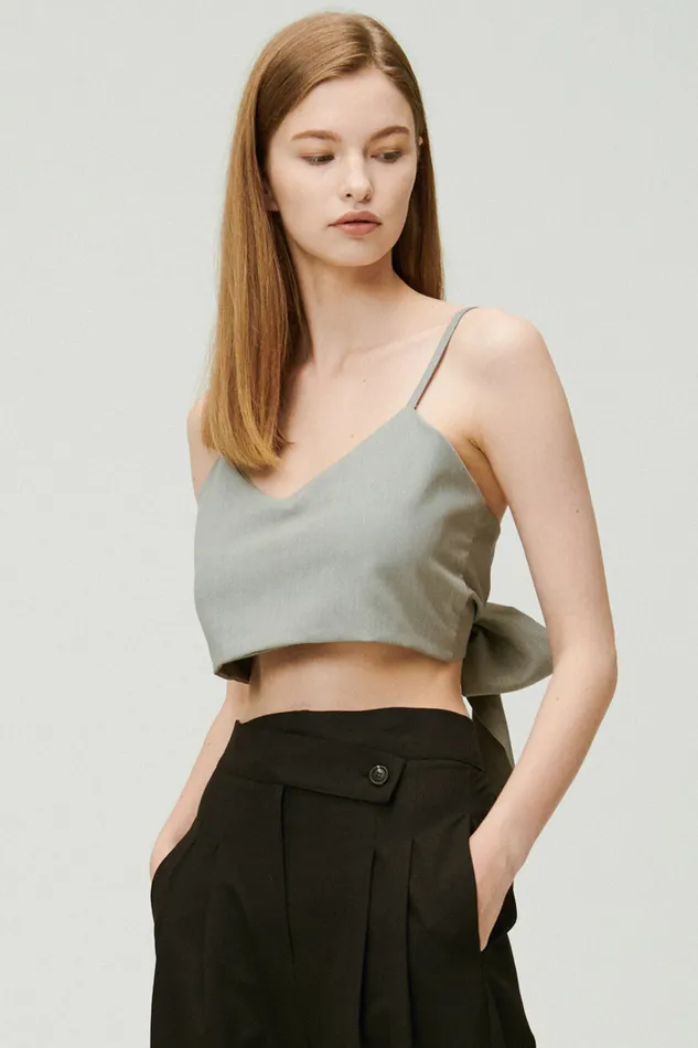Storets Karen Wrap Cami Top Women Crop Tops