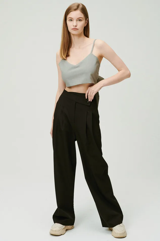 Storets Karen Wrap Cami Top Women Crop Tops