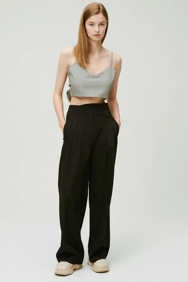 Storets Karen Wrap Cami Top Women Crop Tops