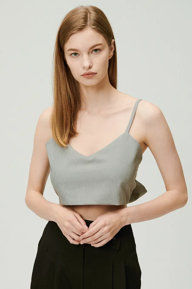 Storets Karen Wrap Cami Top Women Crop Tops