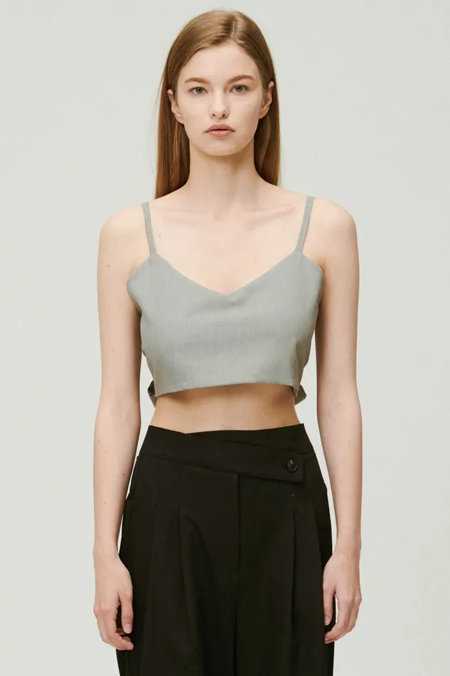 Storets Karen Wrap Cami Top Women Crop Tops